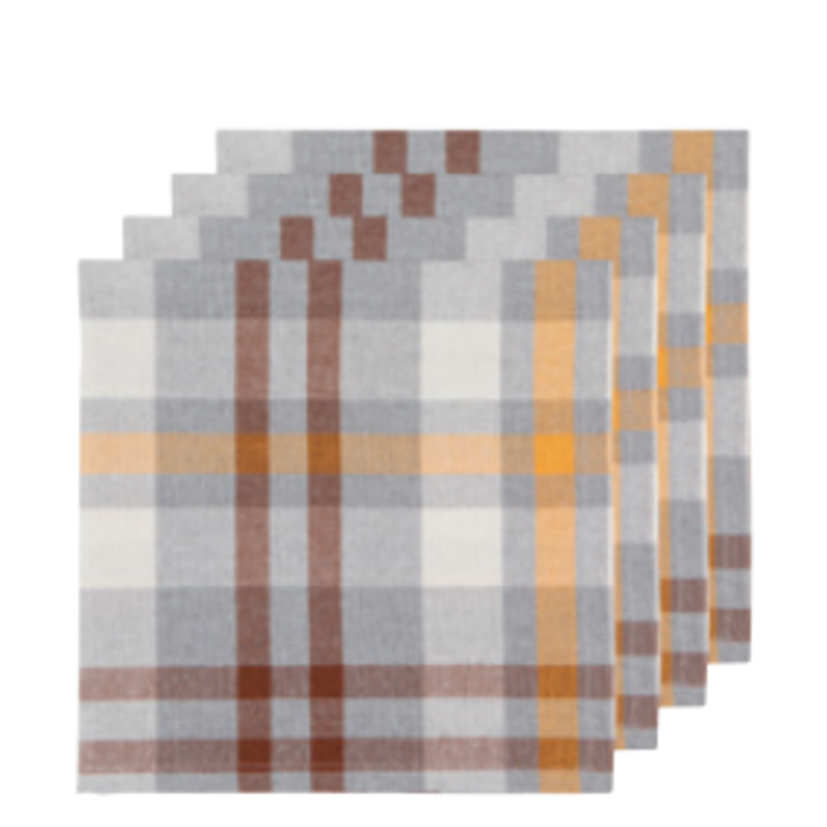 Now Designs Napkin Set/4 - Plaid Maize