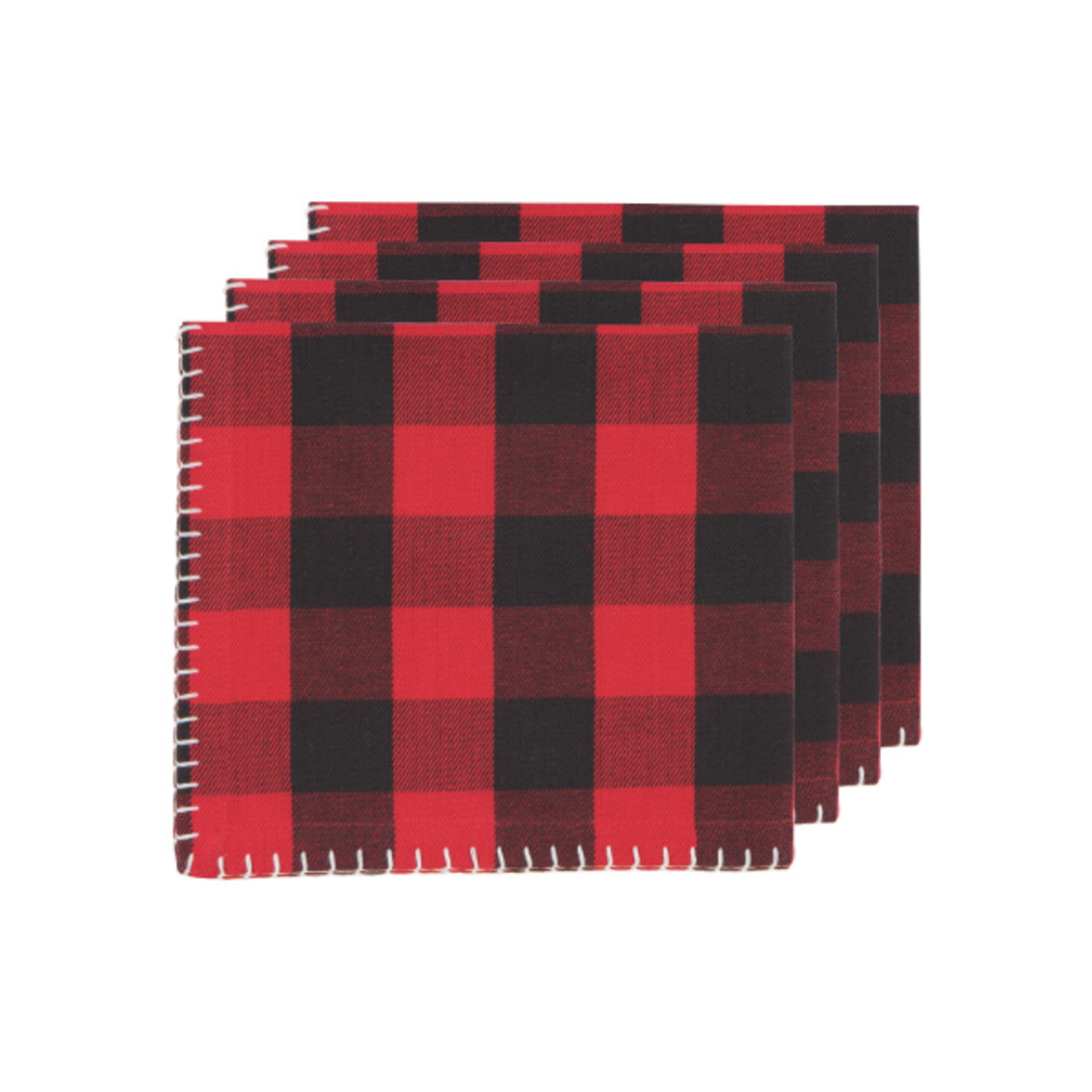 Now Designs Napkins Set4, Buffalo Check
