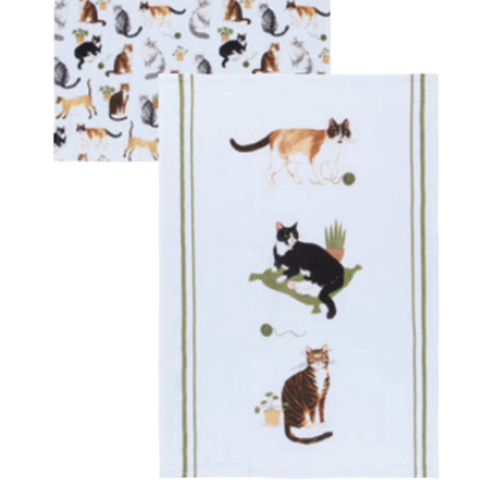 Now Designs Dishtowel Floursack Set/3 - Cat Collective