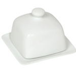 Now Designs Butter Dish Sq White