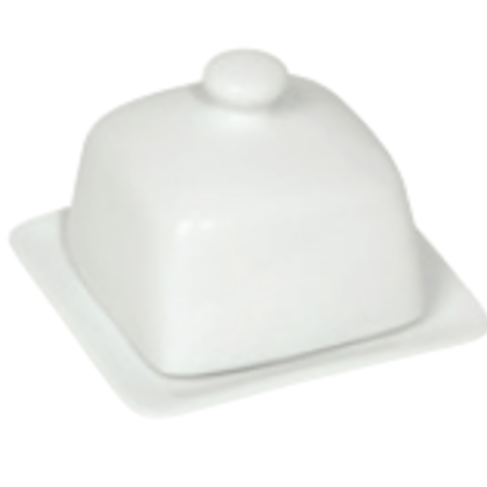 Now Designs Butter Dish Sq White