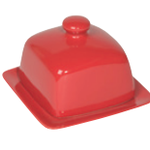 Now Designs Butter Dish, Square - Red