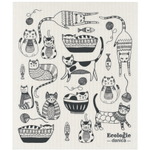 Danica Brands Swedish Dishcloth - Purr Party