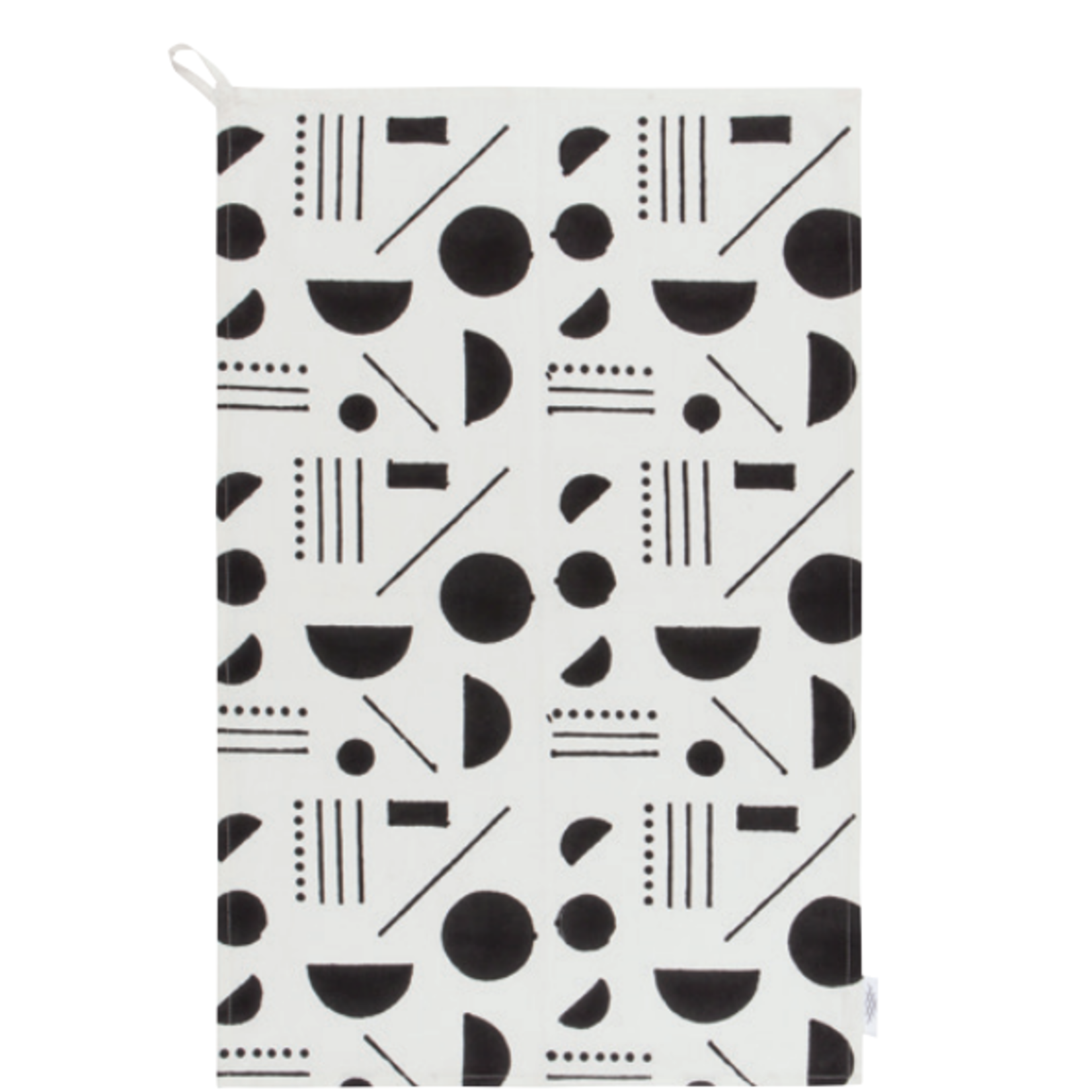 Danica Brands Dishtowel - Domino Block Print | Danica Brands