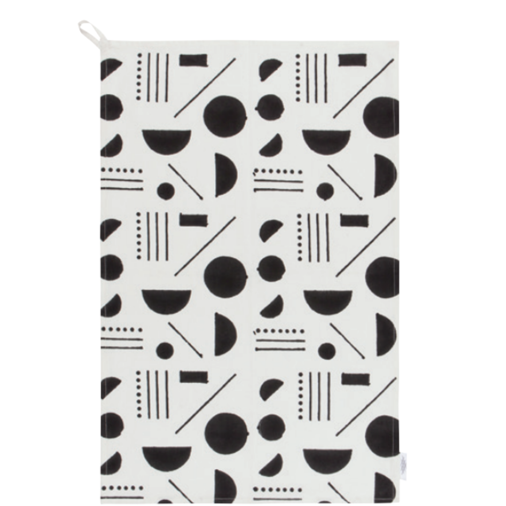 Now Designs Domino Block Print Dishtowel