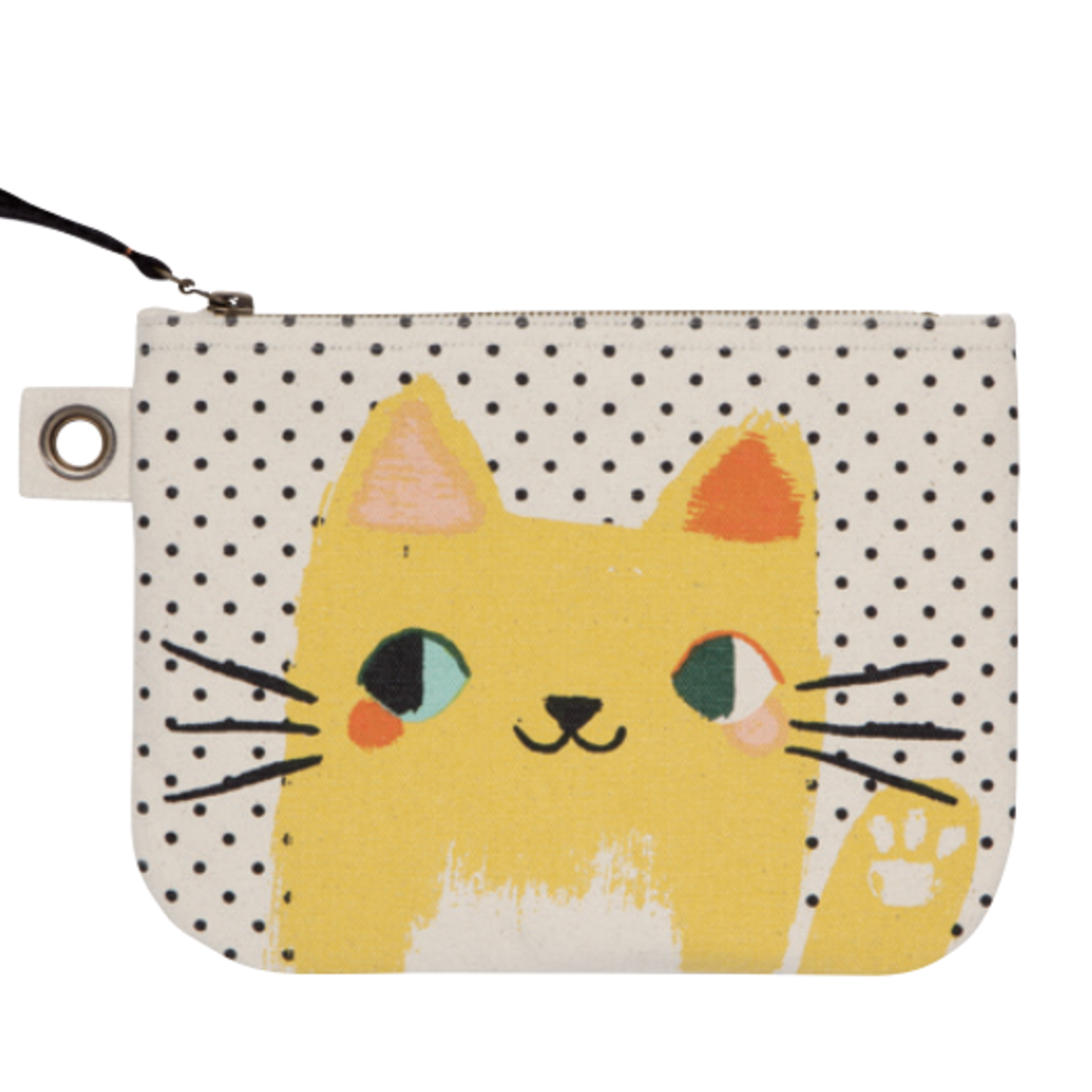 Now Designs Zip Pouch, Large - Meow Meow