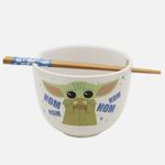 Silver Buffalo Bowl & Chopsticks - Star Wars Mandalorian | Silver Buffalo