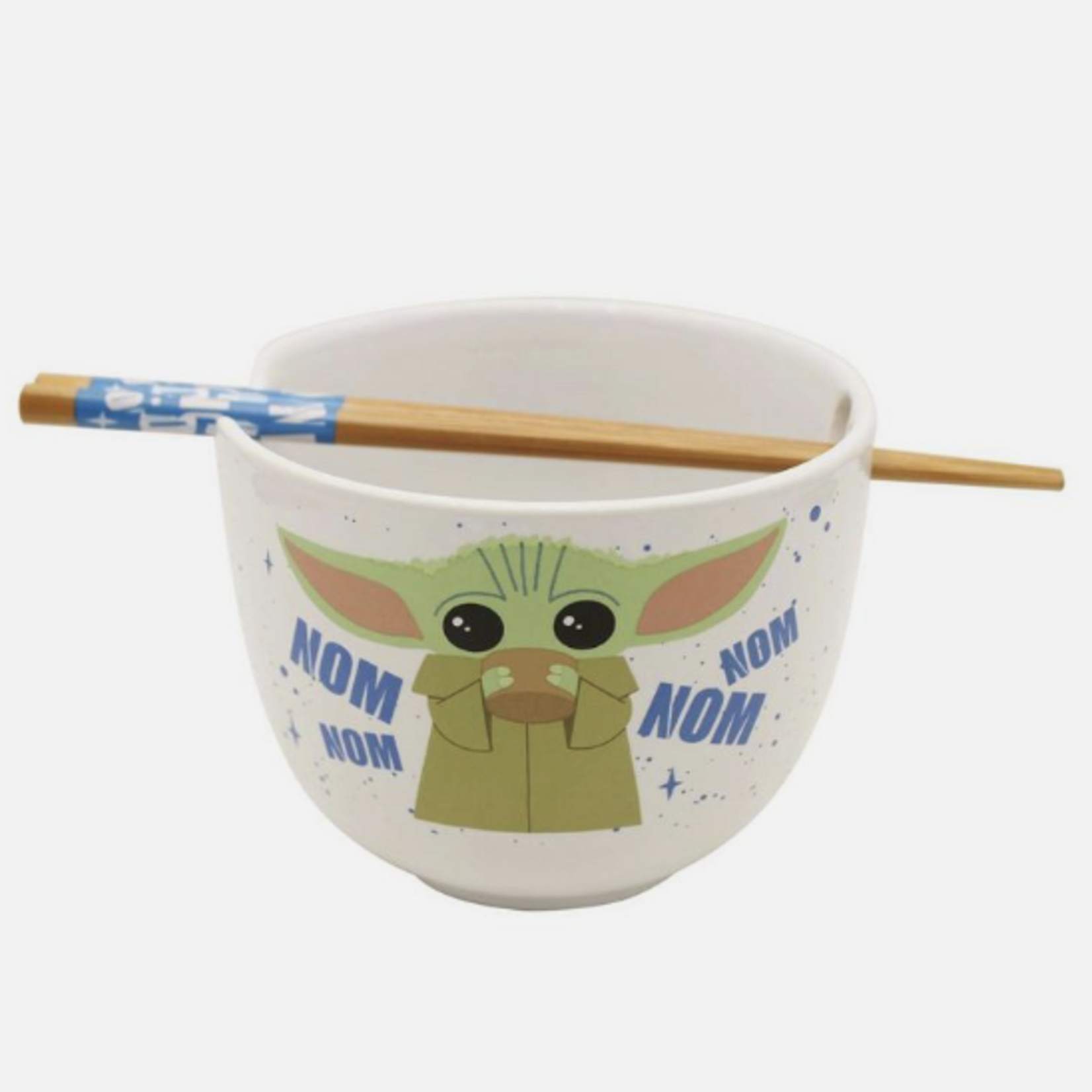Silver Buffalo Bowl & Chopsticks - Star Wars Mandalorian | Silver Buffalo