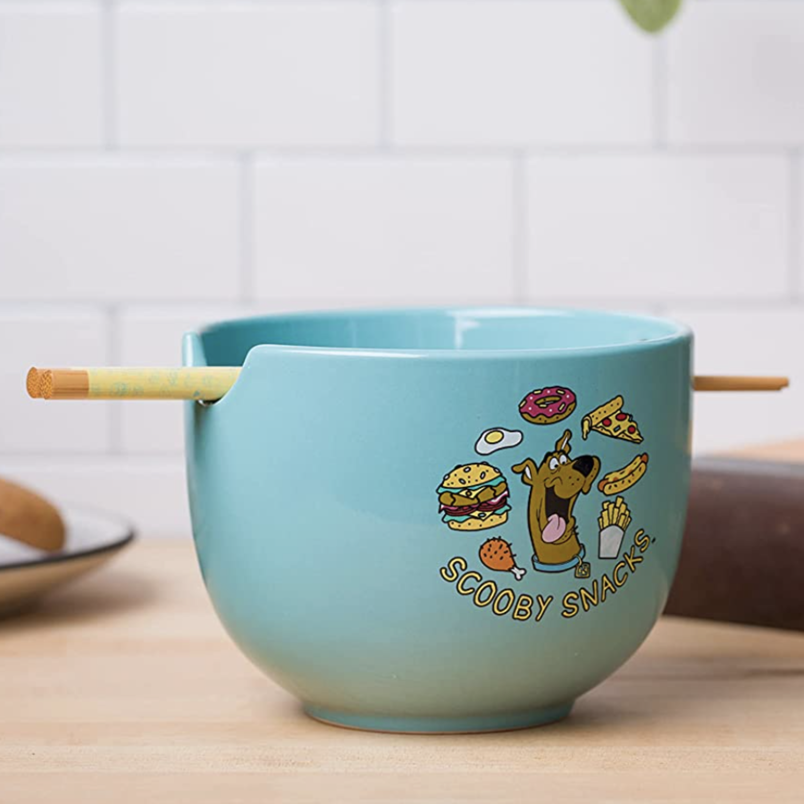Silver Buffalo Bowl & Chopsticks - Scooby Doo | Silver Buffalo