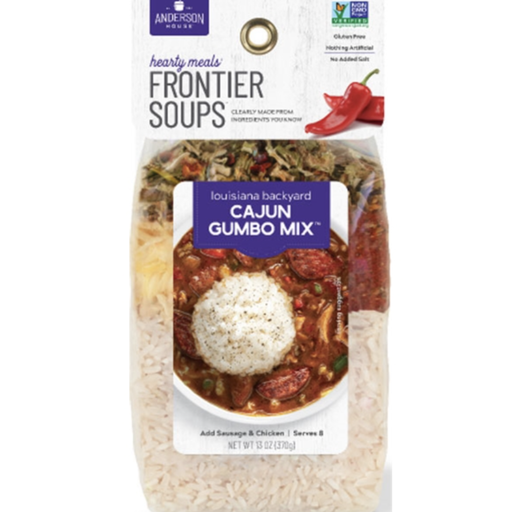 Frontier Soup Louisiana Backyard Cajun Gumbo | Frontier Soup