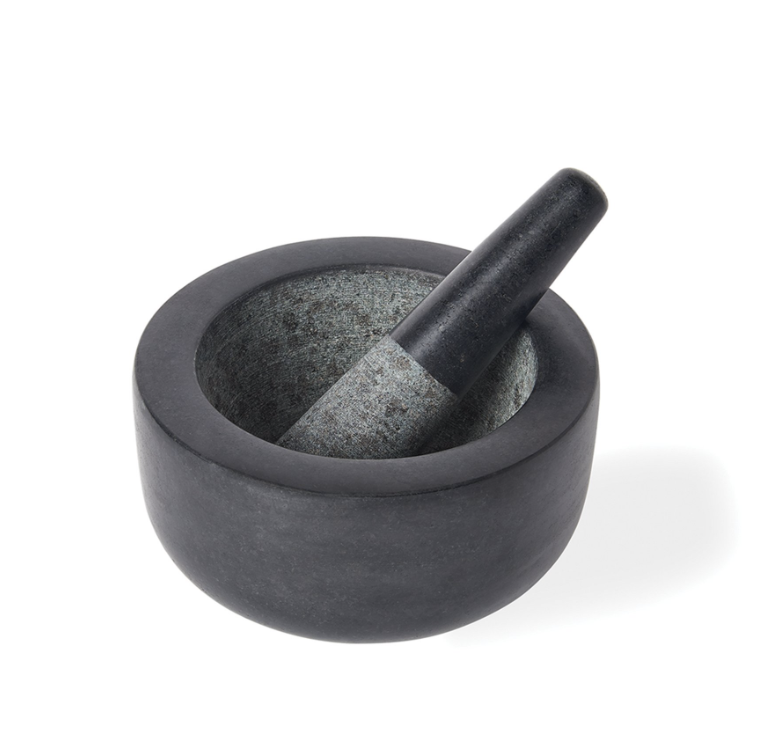 Black Granite Mortar & Pestle, 4.5" Duluth Kitchen Co