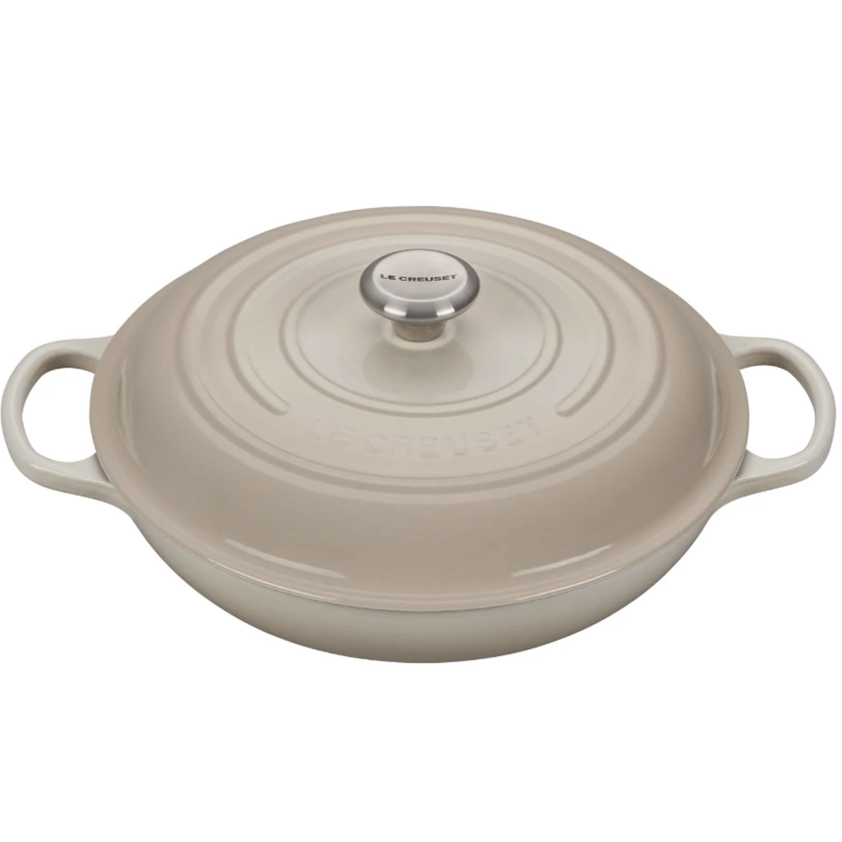 Le Creuset Signature Braiser, 3.5 Qt, Meringue | Le Creuset
