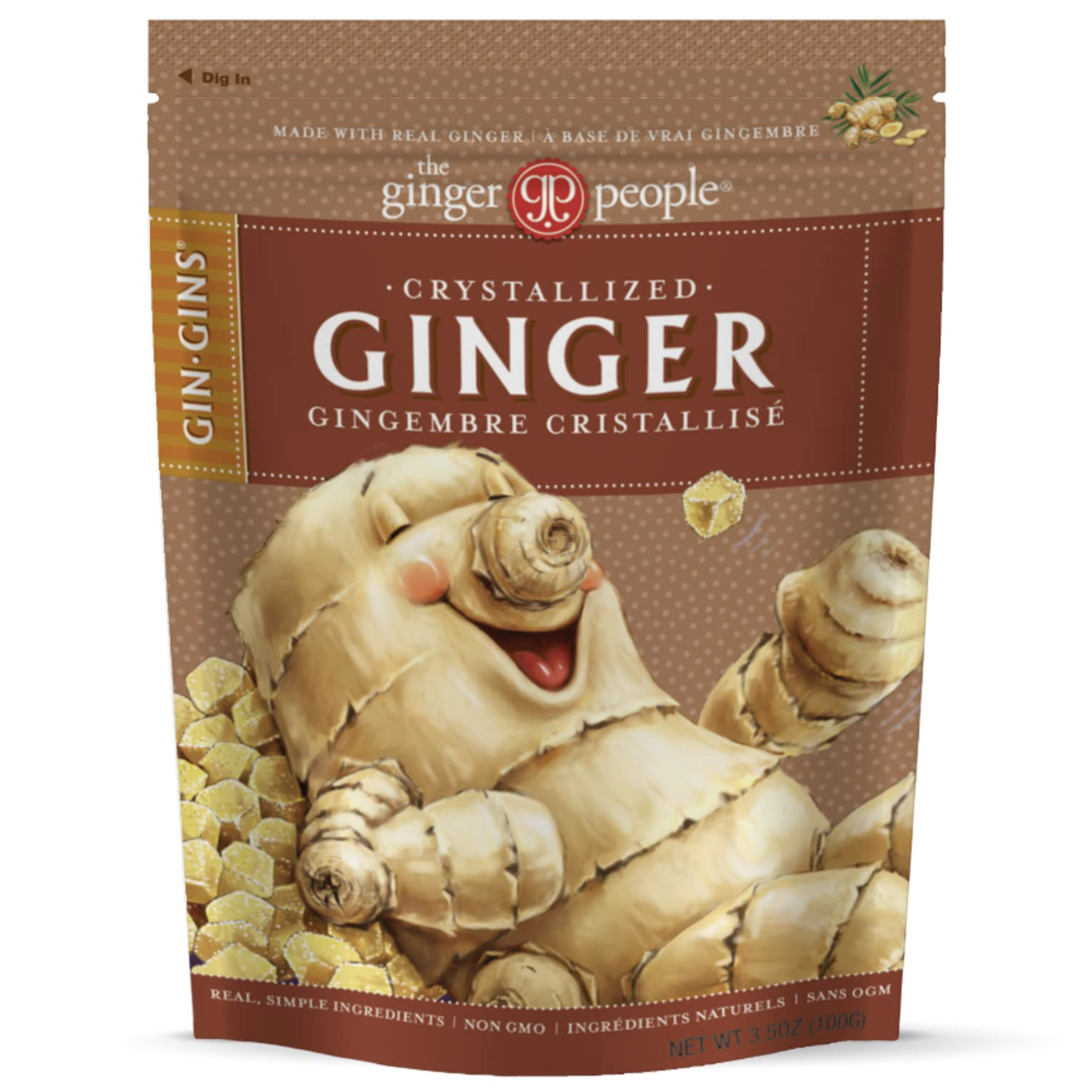 The Ginger People Gin Gins Crystallized Ginger Candy