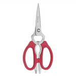 Messermeister Take-Apart Kitchen Scissors - 8" Red