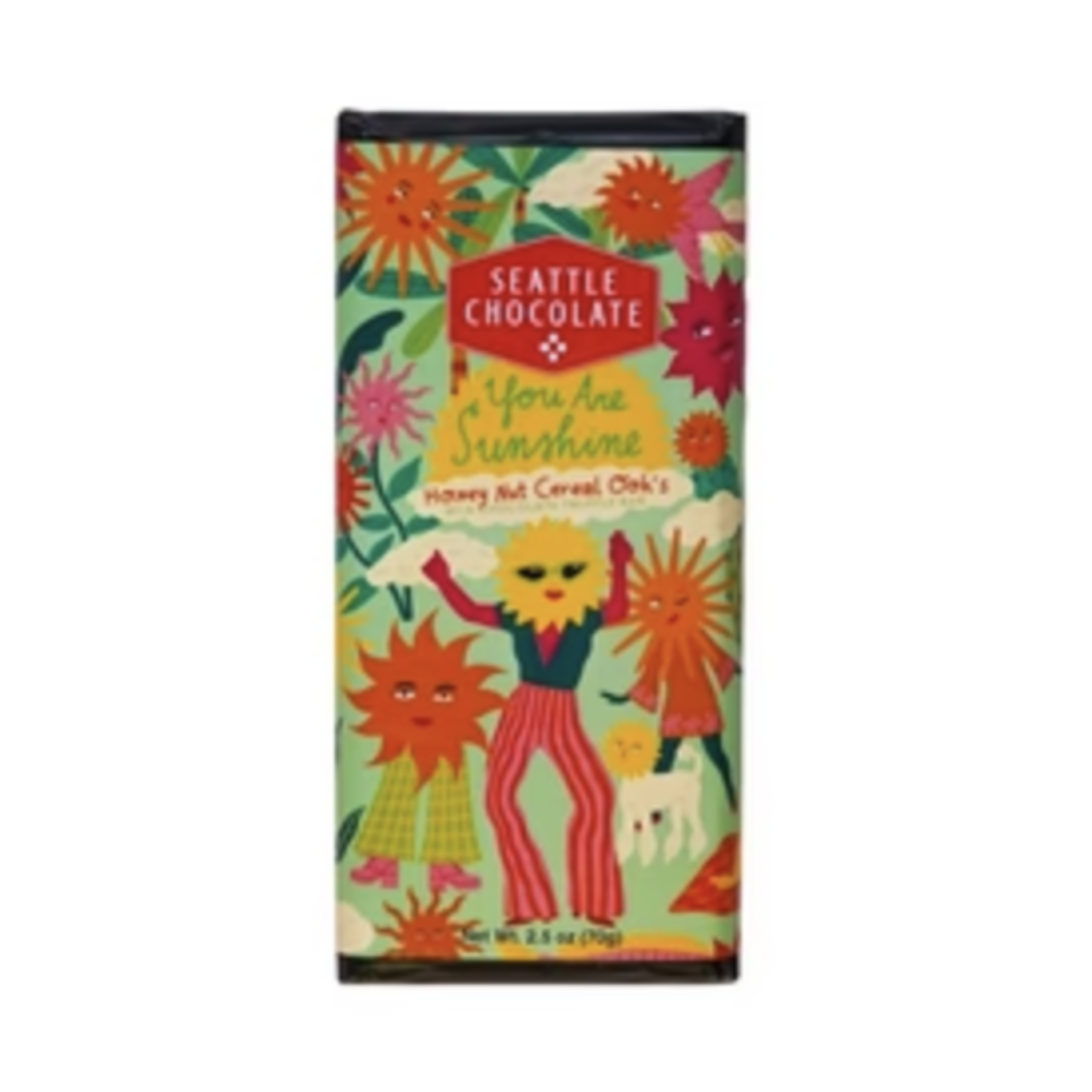 Seattle Chocolate Honey Nutty Oh's (You Are Sunshine) Truffle Bar