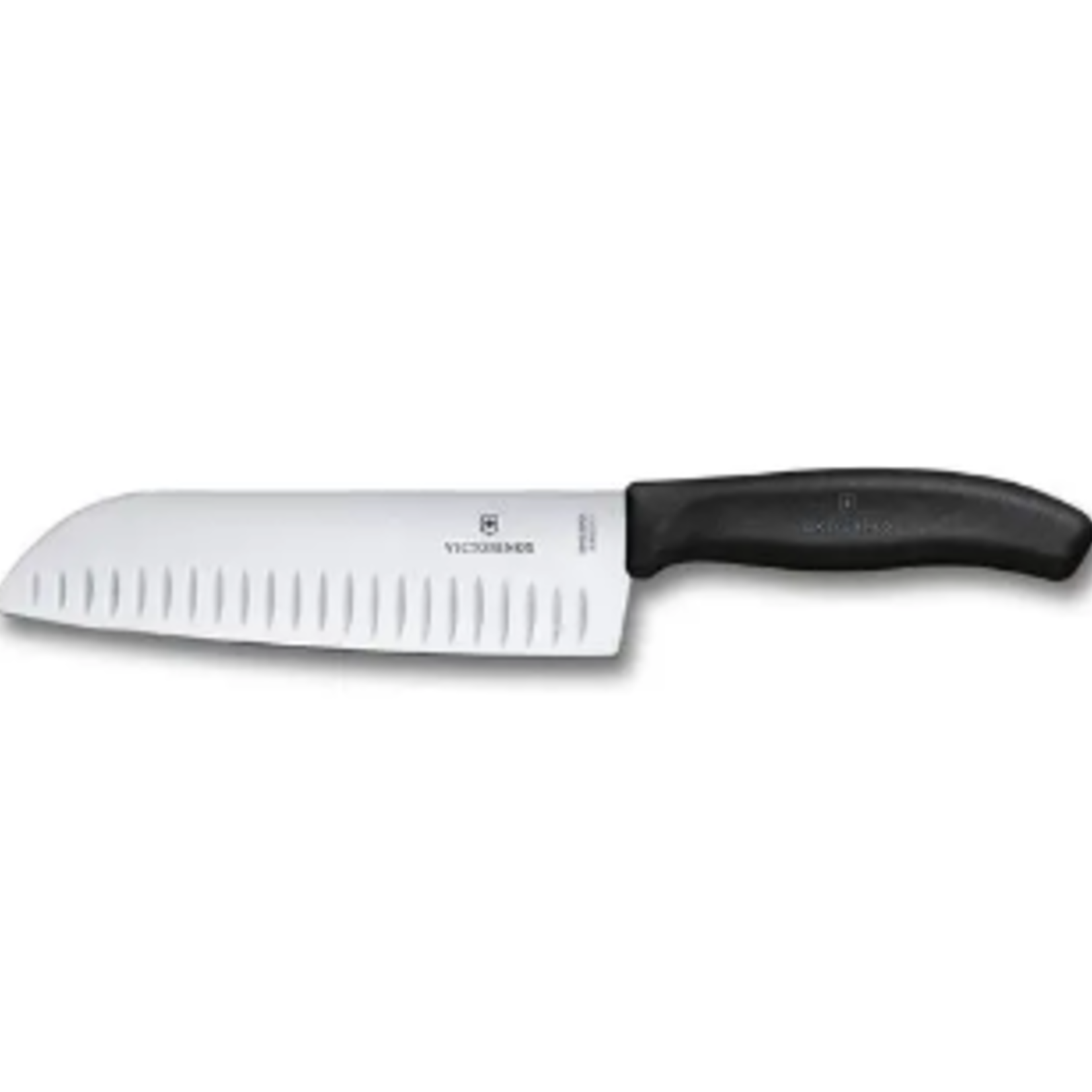 Victorinox Santoku 7” Granton Blade (Black) – Swiss Classic | Victorinox
