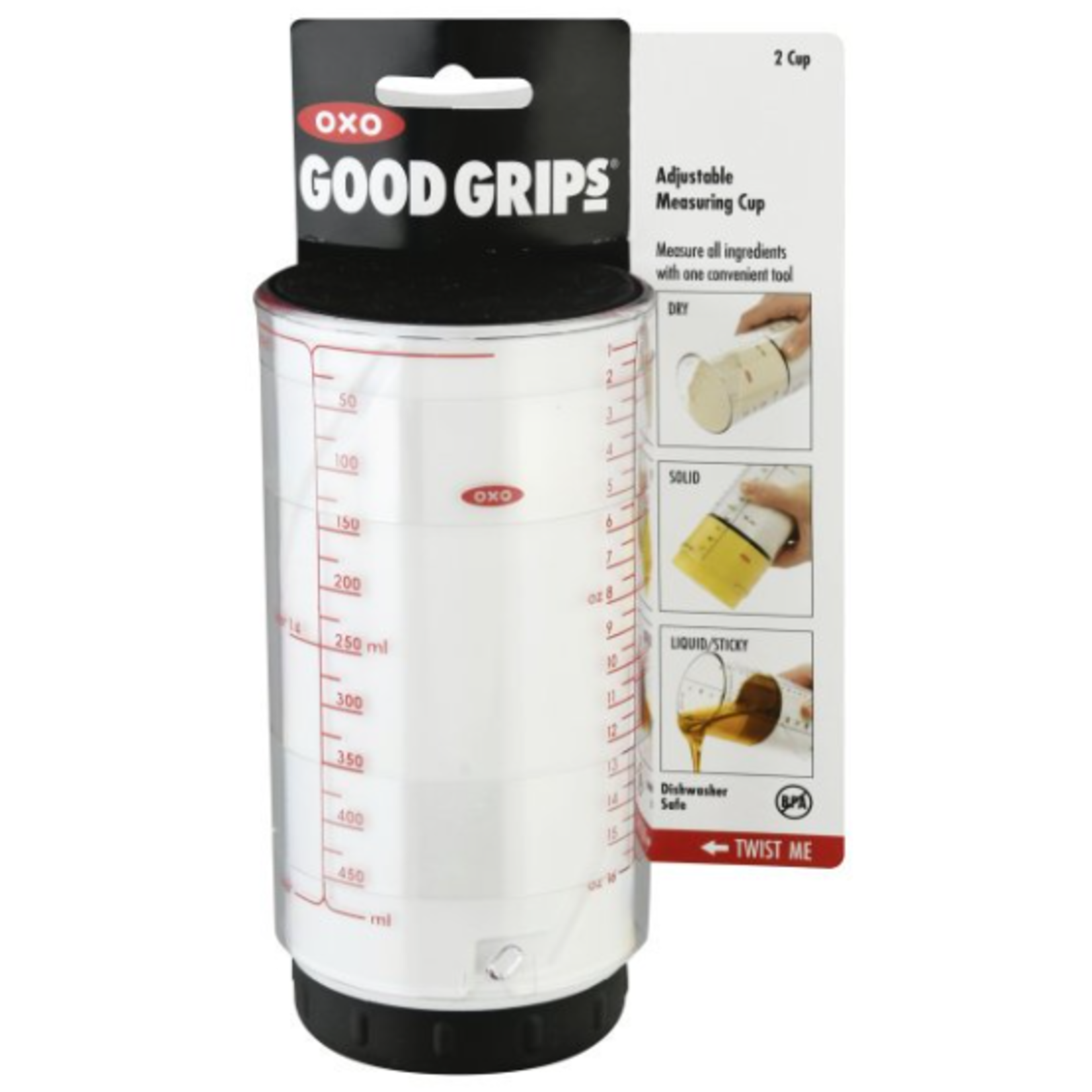 OXO 2 Cup Adjustable Measuring Cup | OXO Good Grips