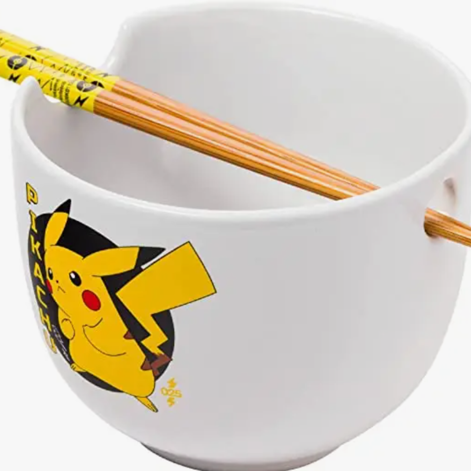 Silver Buffalo Bowl & Chopsticks - Pokemon Pikachu