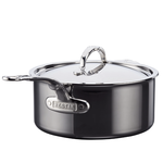 Hestan 4 Qt. Covered Saucepan with Helper Handle, Nanobond Titanium | Hestan