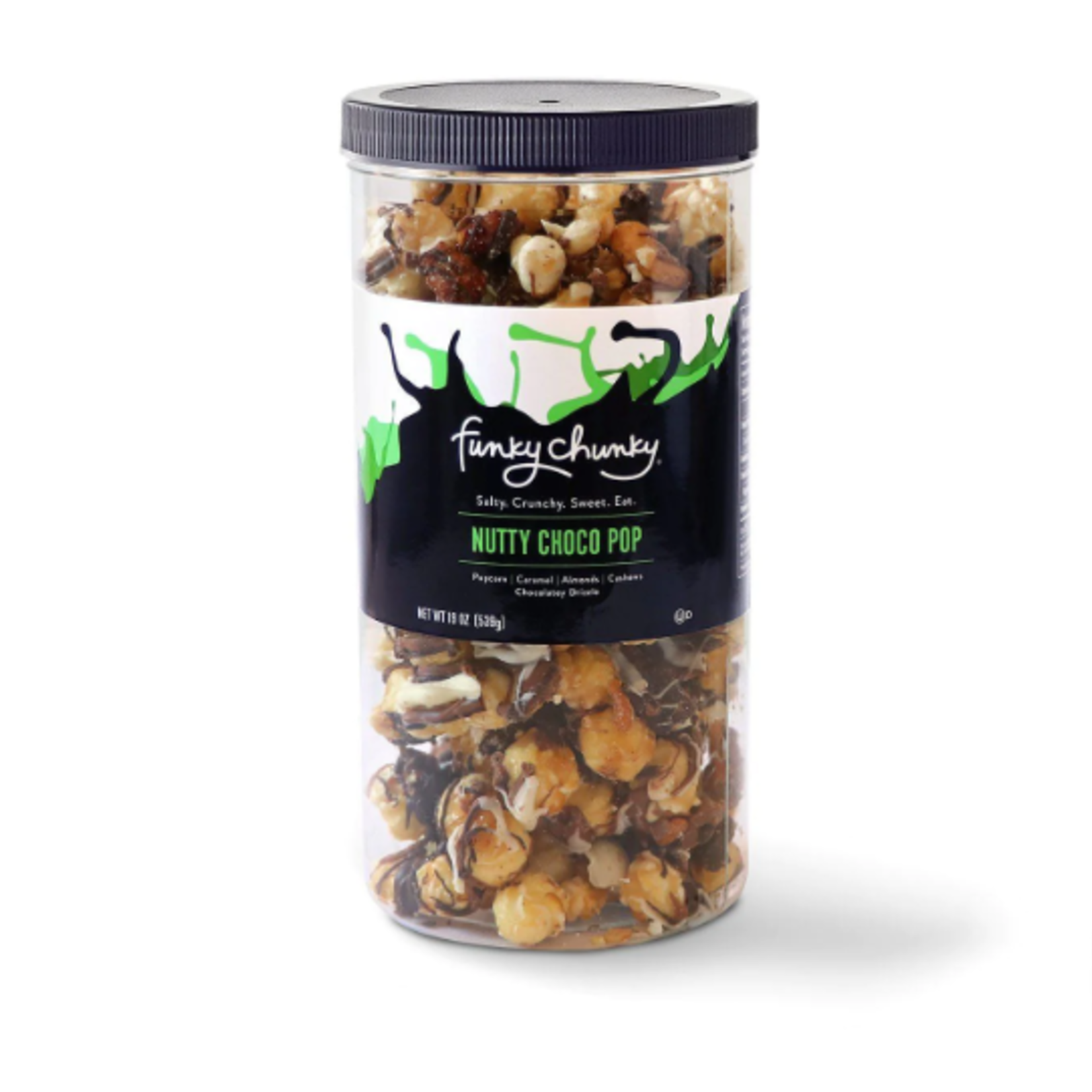 Funky Chunky Nutty Choco Pop, Tall Canister | Funky Chunky