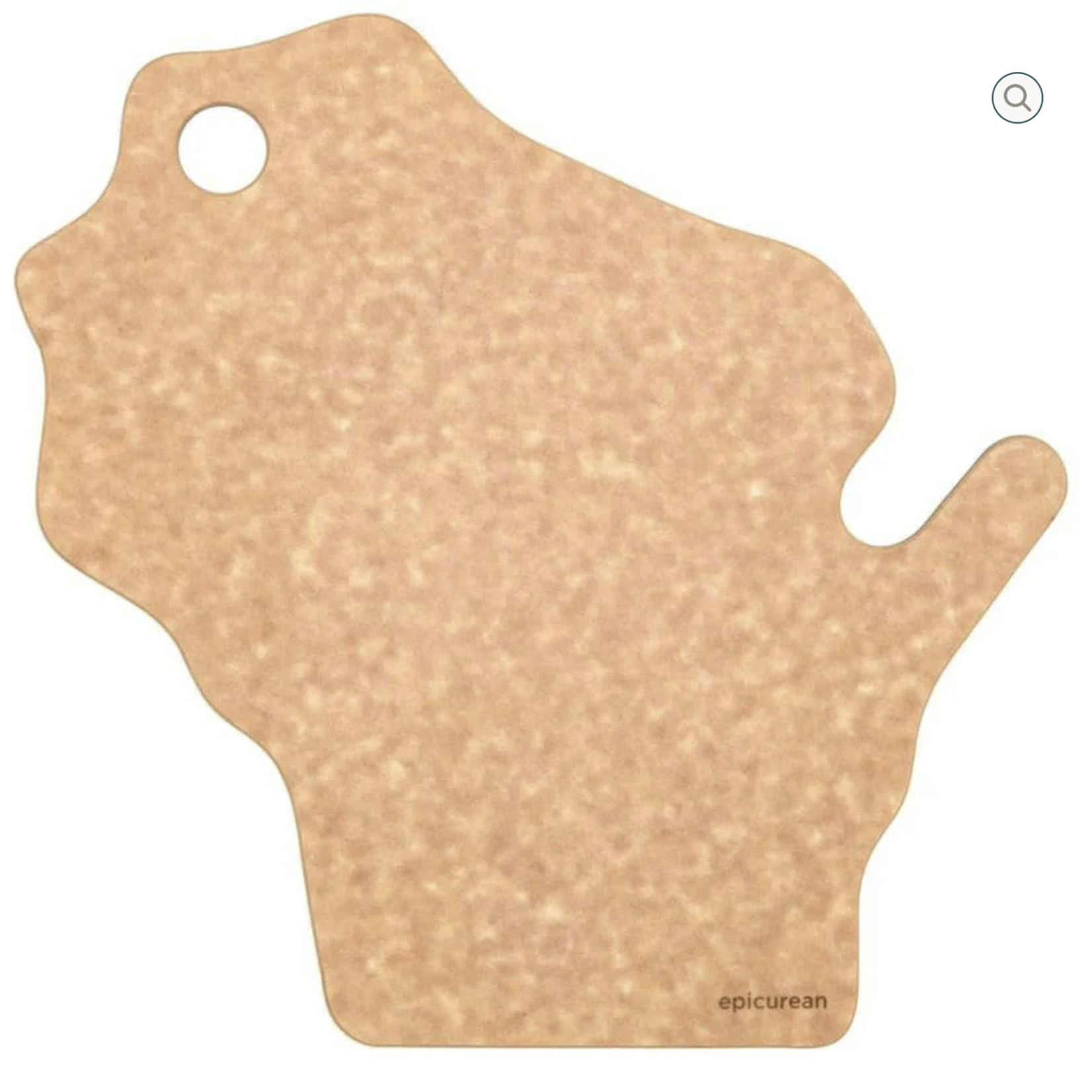 Epicurean Wisconsin Cutting Board, Natural | Epicurean