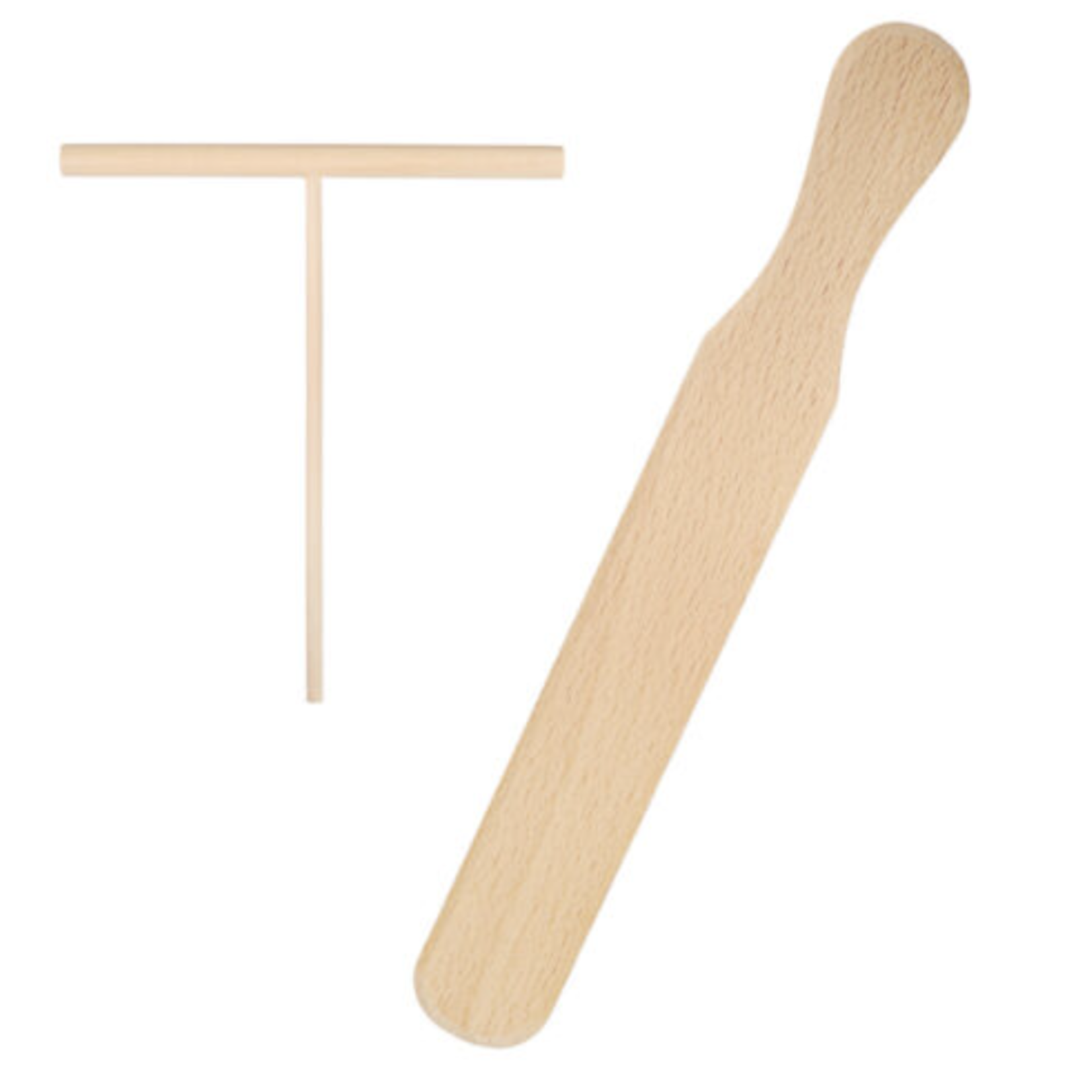Mrs Anderson's 2pc Beechwood T-Shaped Crepe Spreader and Spatula Set –  Handy Housewares