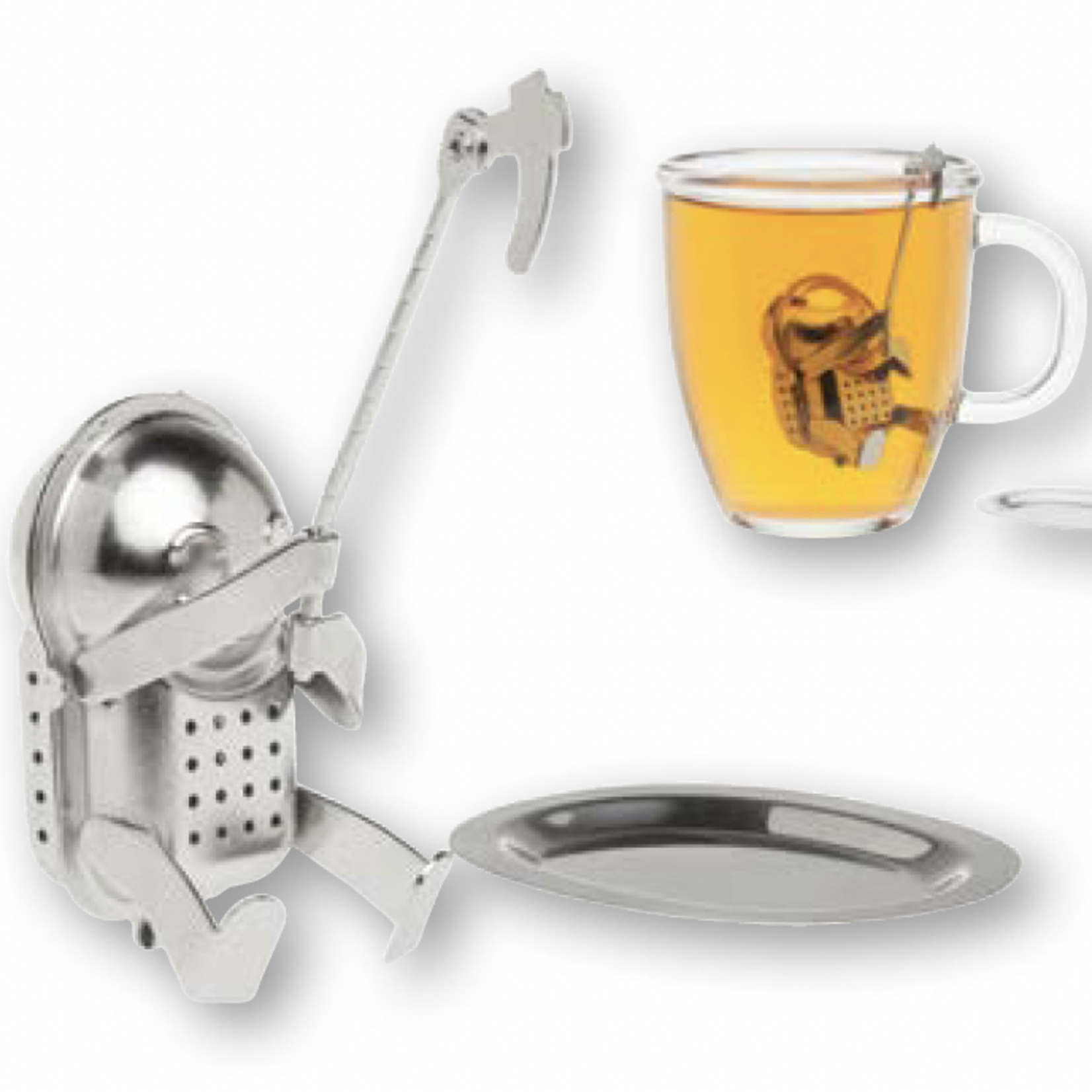 Harold Import Co. Rock Climber Tea Infuser w/ Drip Tray | Harold Import Co.