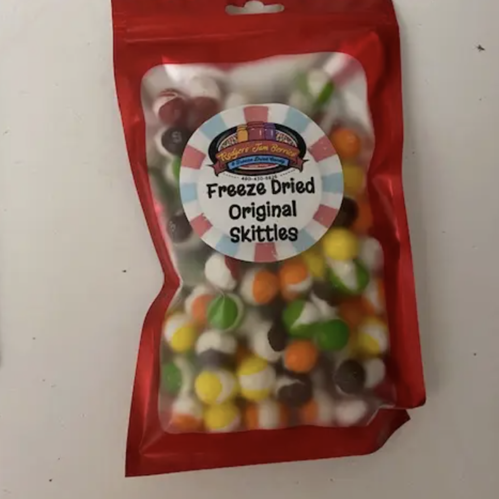 Rodgers Jam Berries Freeze Dried Skittles, Original 3oz