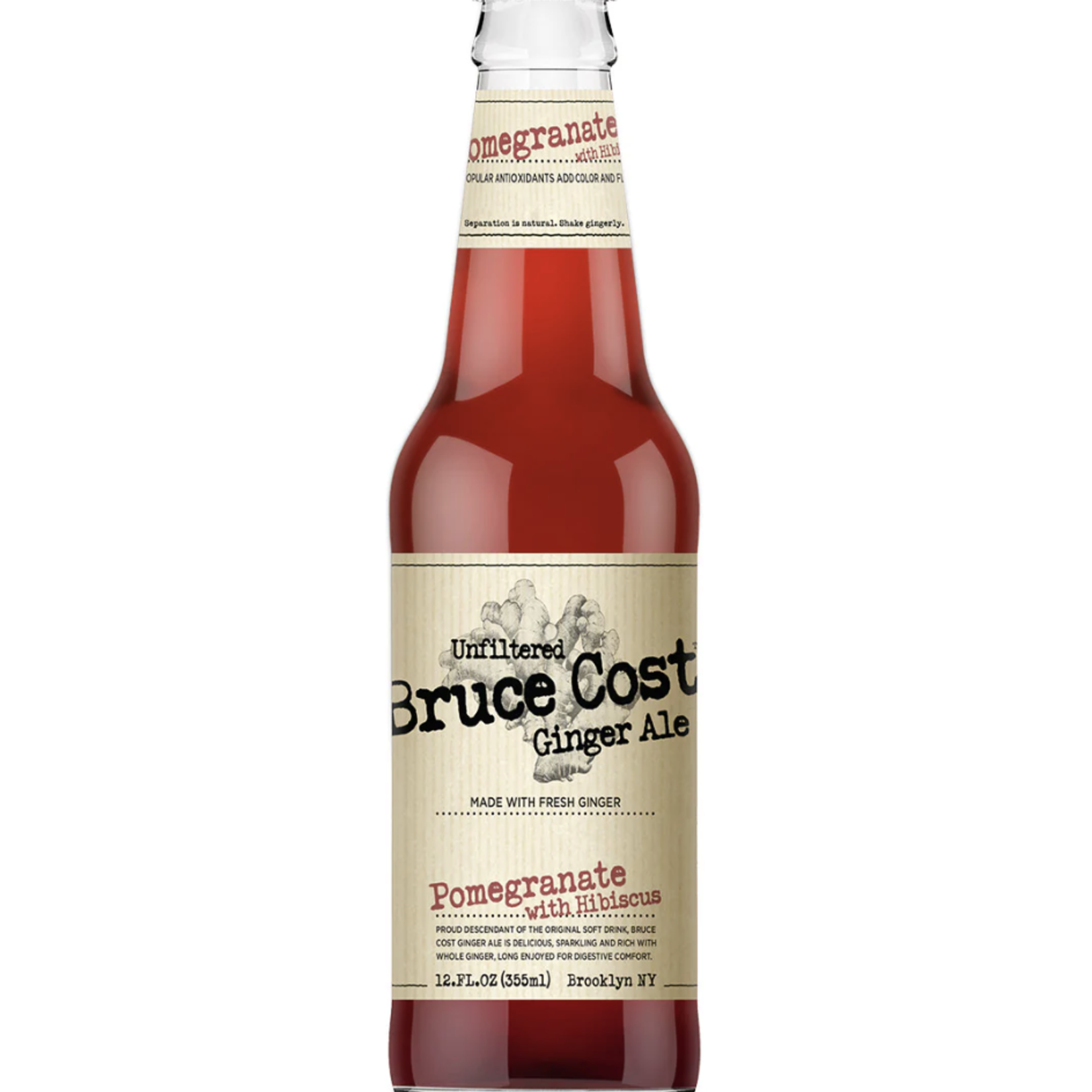 Bruce Cost Ginger Ale w/Pomegranate & Hibiscus Duluth Kitchen Co