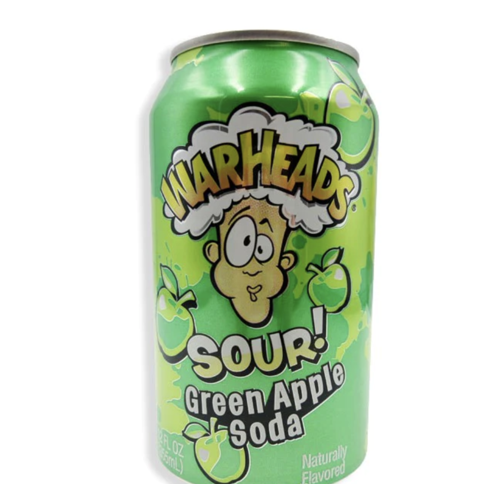 Grandpa Joes Warheads Soda - Green Apple
