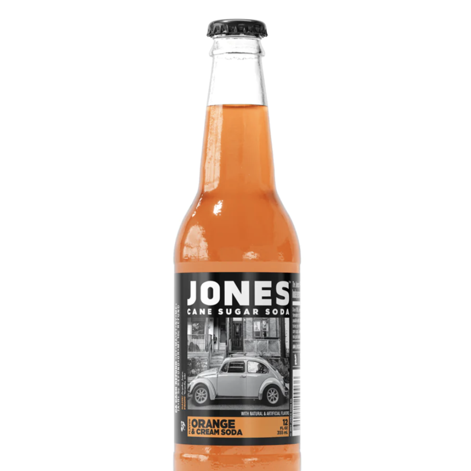 Redstone Drinks JONES SODA - ORANGE & CREAM SODA  12 OZ
