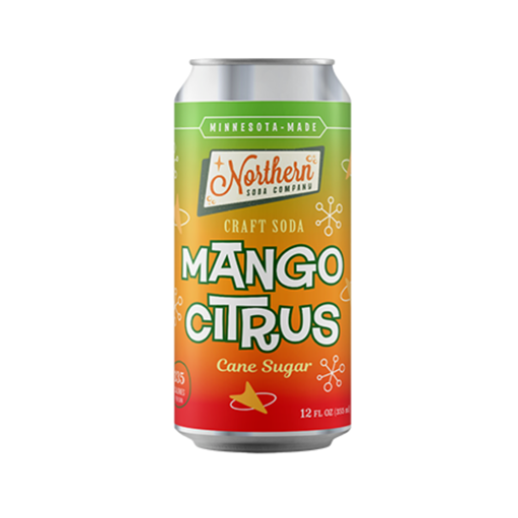 Northern Soda Mango Citrus, single | Northern Soda
