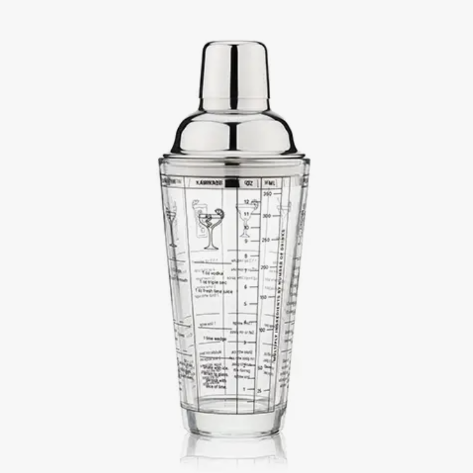 True Fabrications Glass Recipe Shaker | True Fabrications