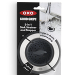 OXO 2 in 1 Sink Strainer and Stopper | OXO Good Grips