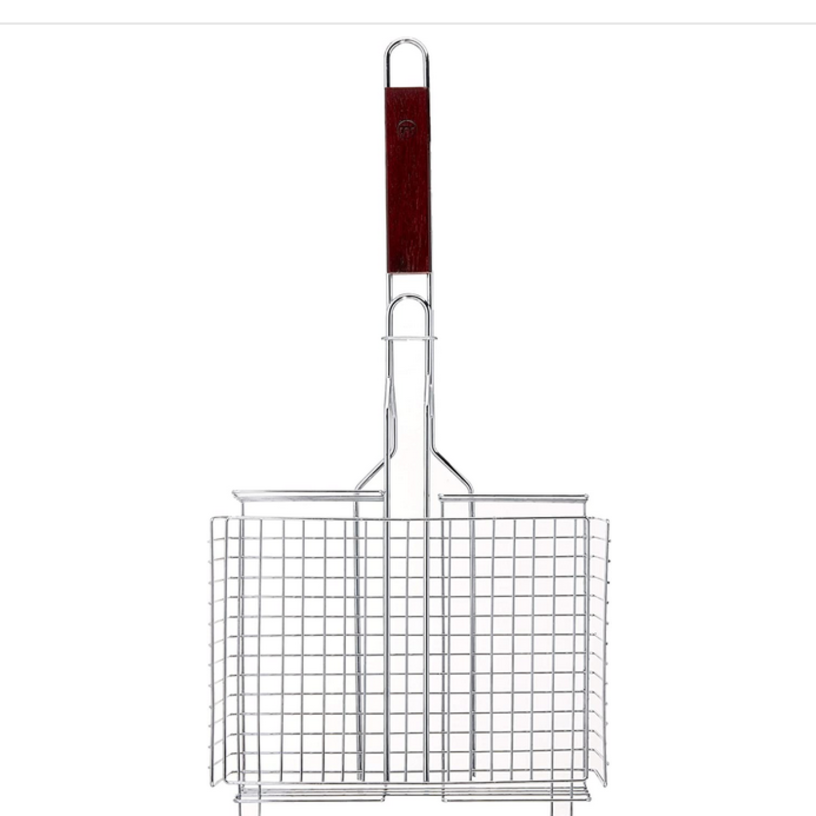 Fox Run Outset Grill Basket, Rosewood Handle
