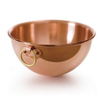 Mauviel Beating Bowl for Egg, 26cm with Ring, 10.2"/4.9qt | Mauviel