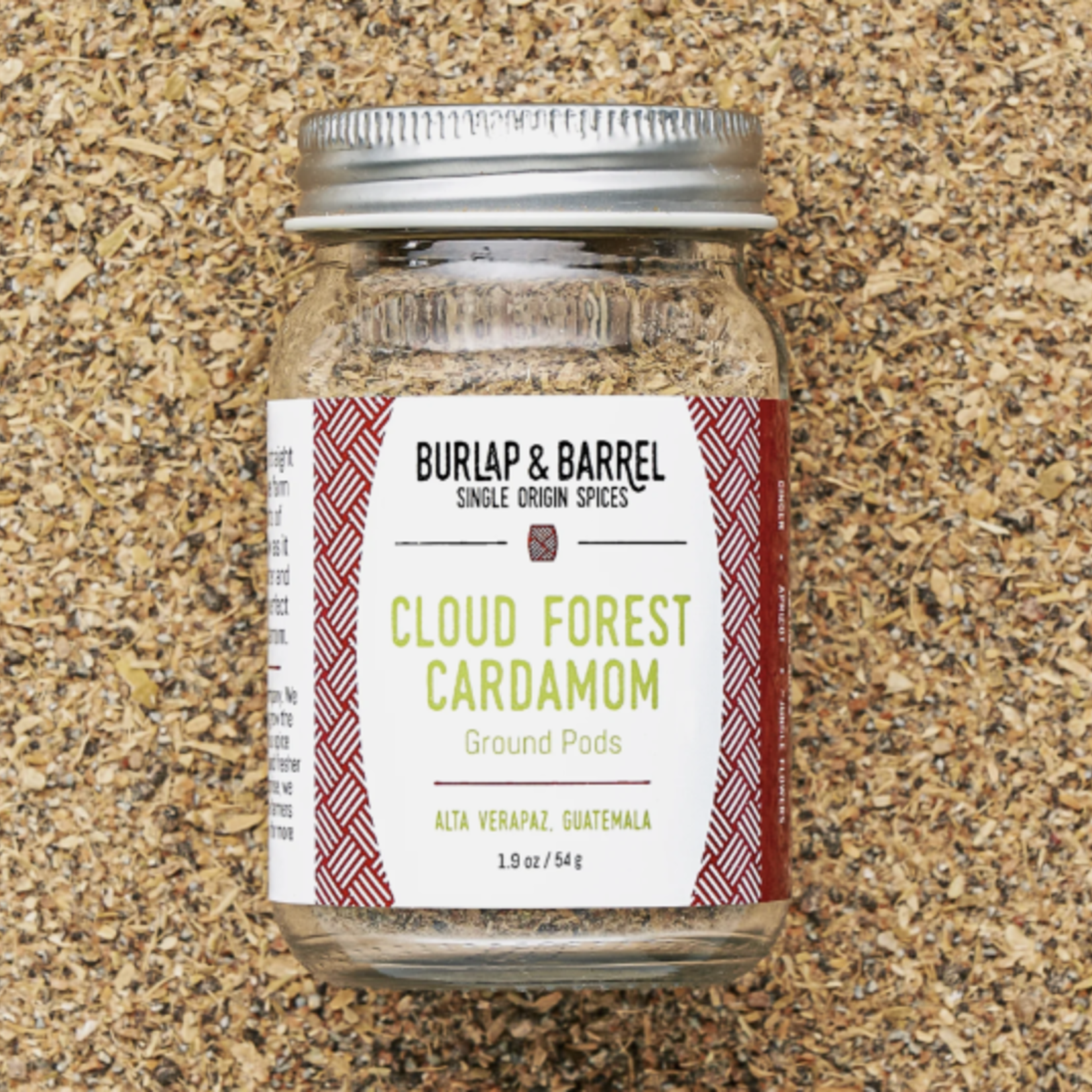 Burlap & Barrel Cloud Forest Cardamom (Ground Pods) - Single Origin Spice