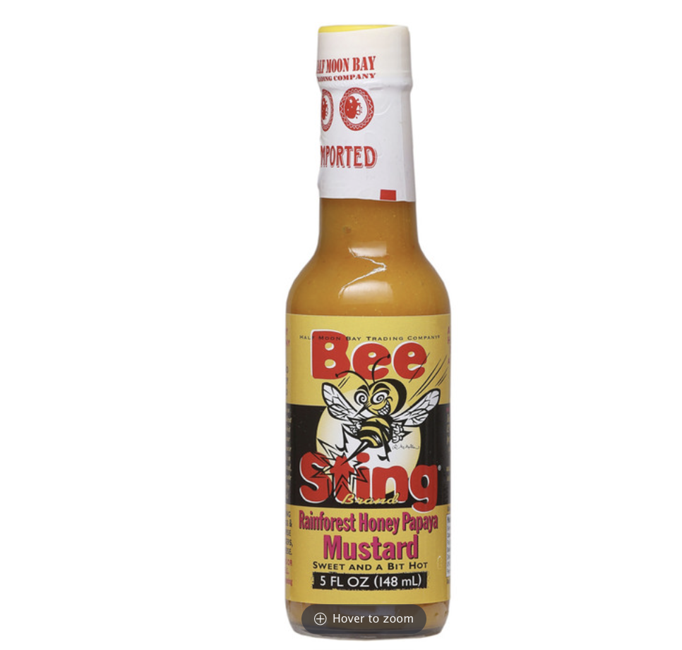 Bee Sting Rainforest Honey Mustard Hot Sauce Duluth Kitchen Co