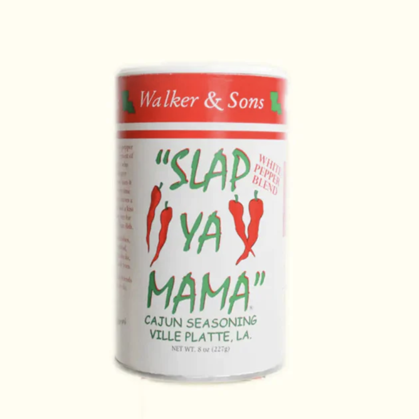 Slap Ya Mama White Pepper Blend Cajun Seasoning - 8oz. | Heat Rating: 6