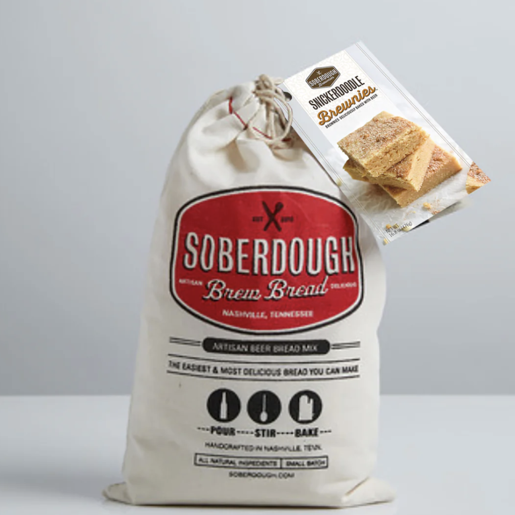 Soberdough Soberdough, Snickerdoodle Brownies