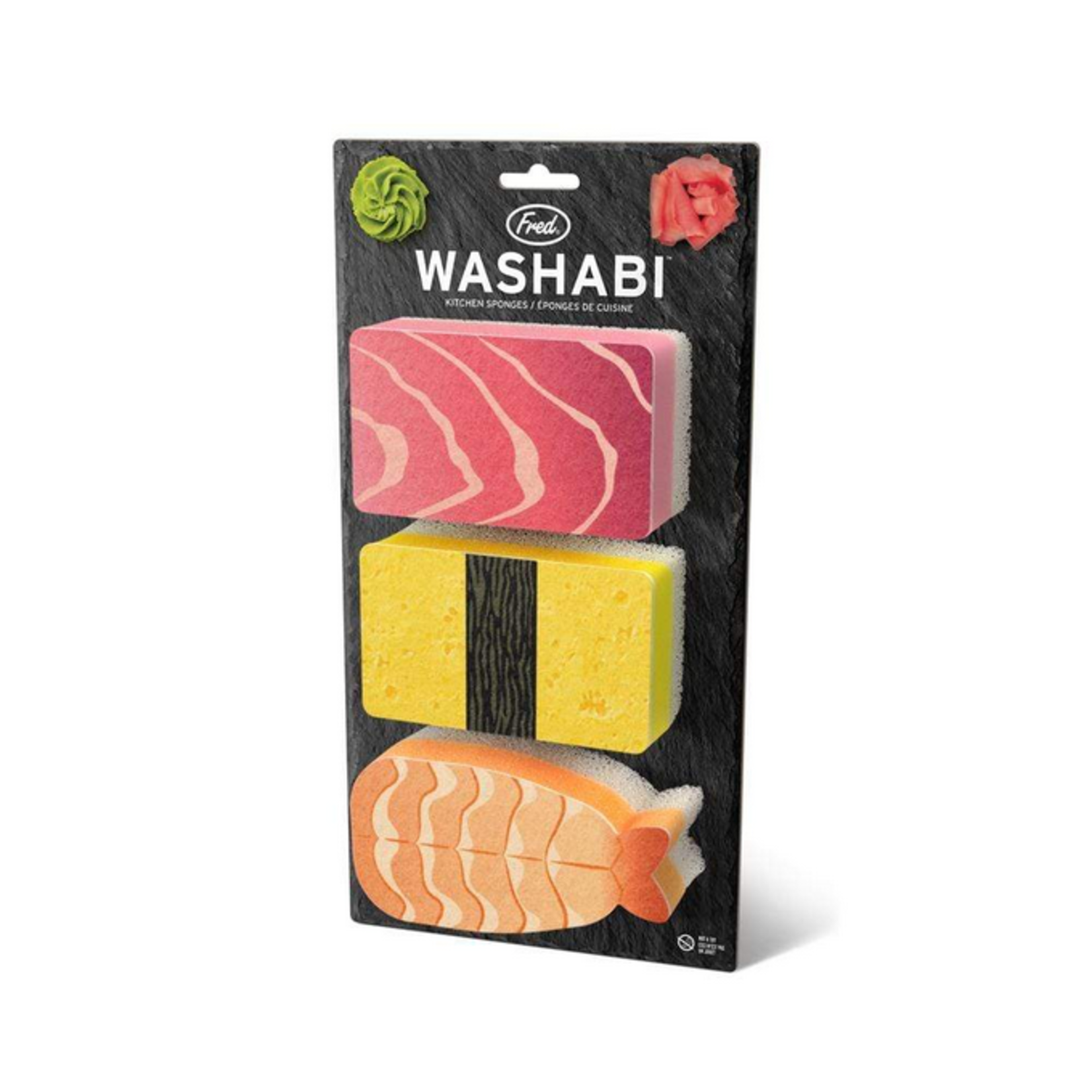 Fred & Friends Washabi Sponges
