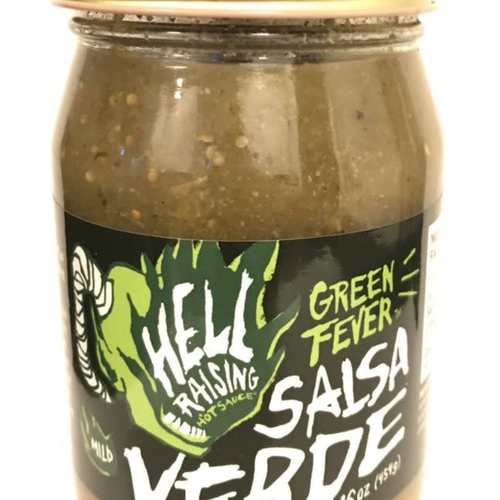 Hell Raising Hot Sauce Green Fever Salsa | Hell Raising Hot Sauce