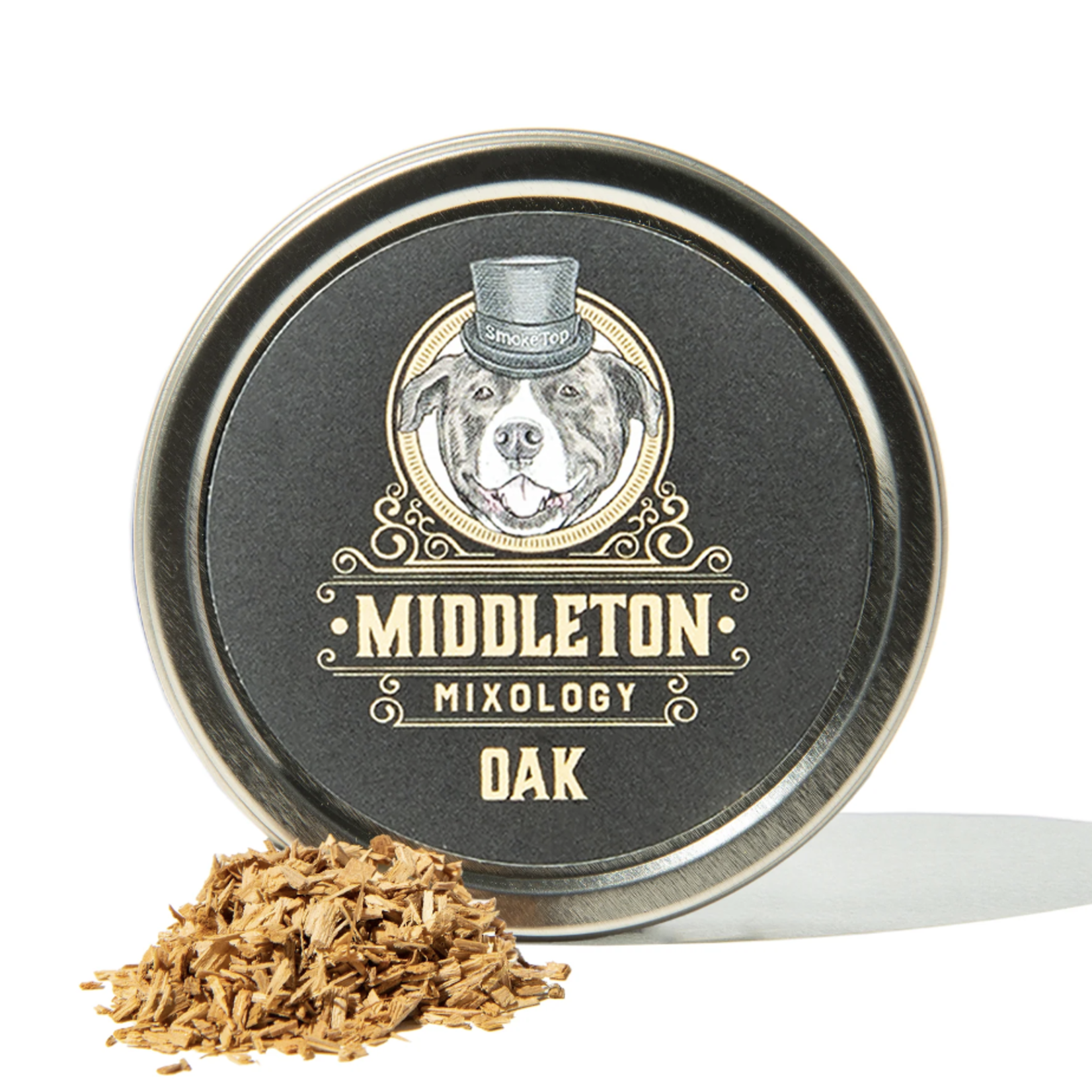 Middleton Mixology Smoking Chips, Oak Tin - 2oz | Middleton Mixology