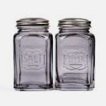 RSVP RETRO GLASS S&P SET - GRAY | RSVP