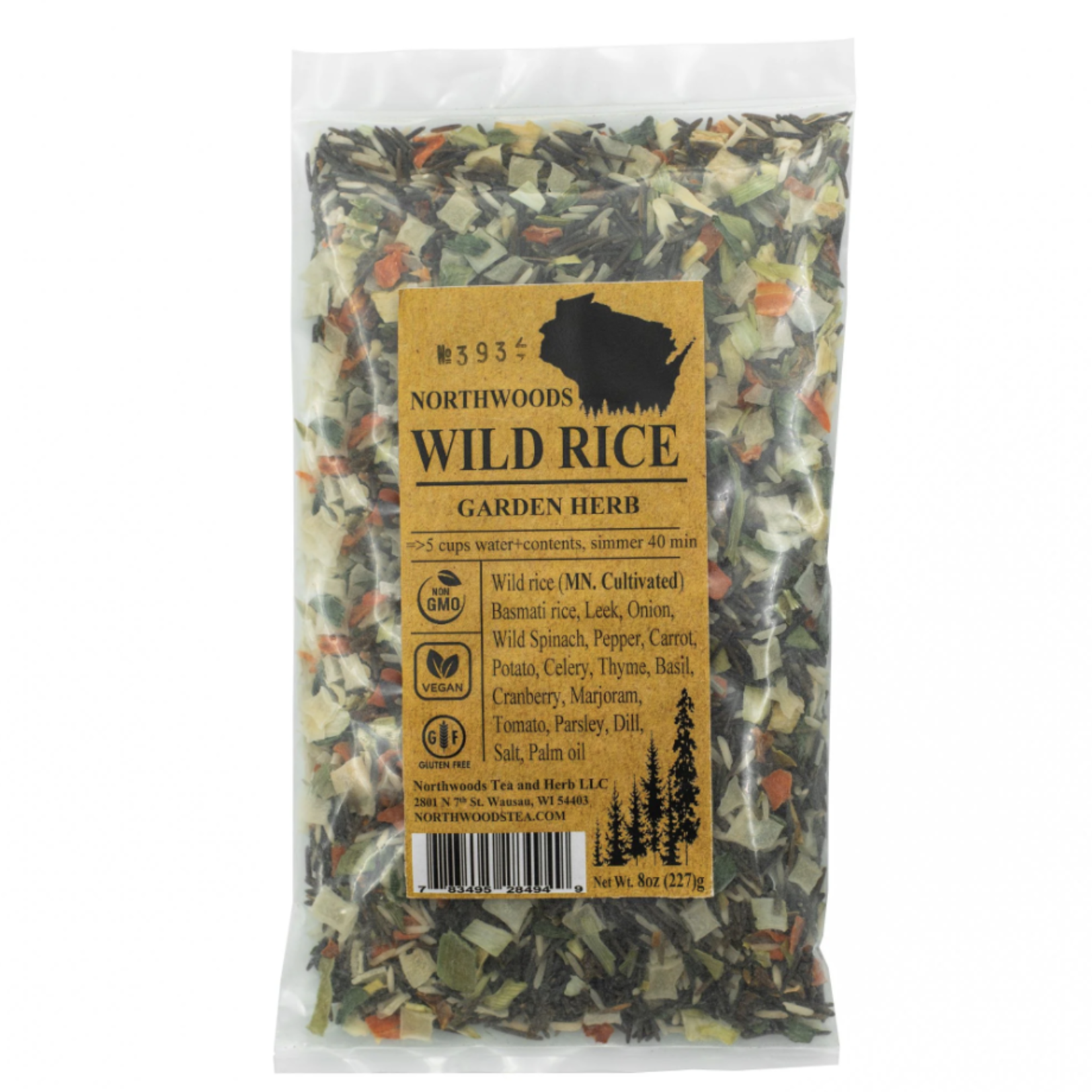 Northwoods Tea & Herb Wild Rice - Garden Harvest | Northwoods Tea & Herb
