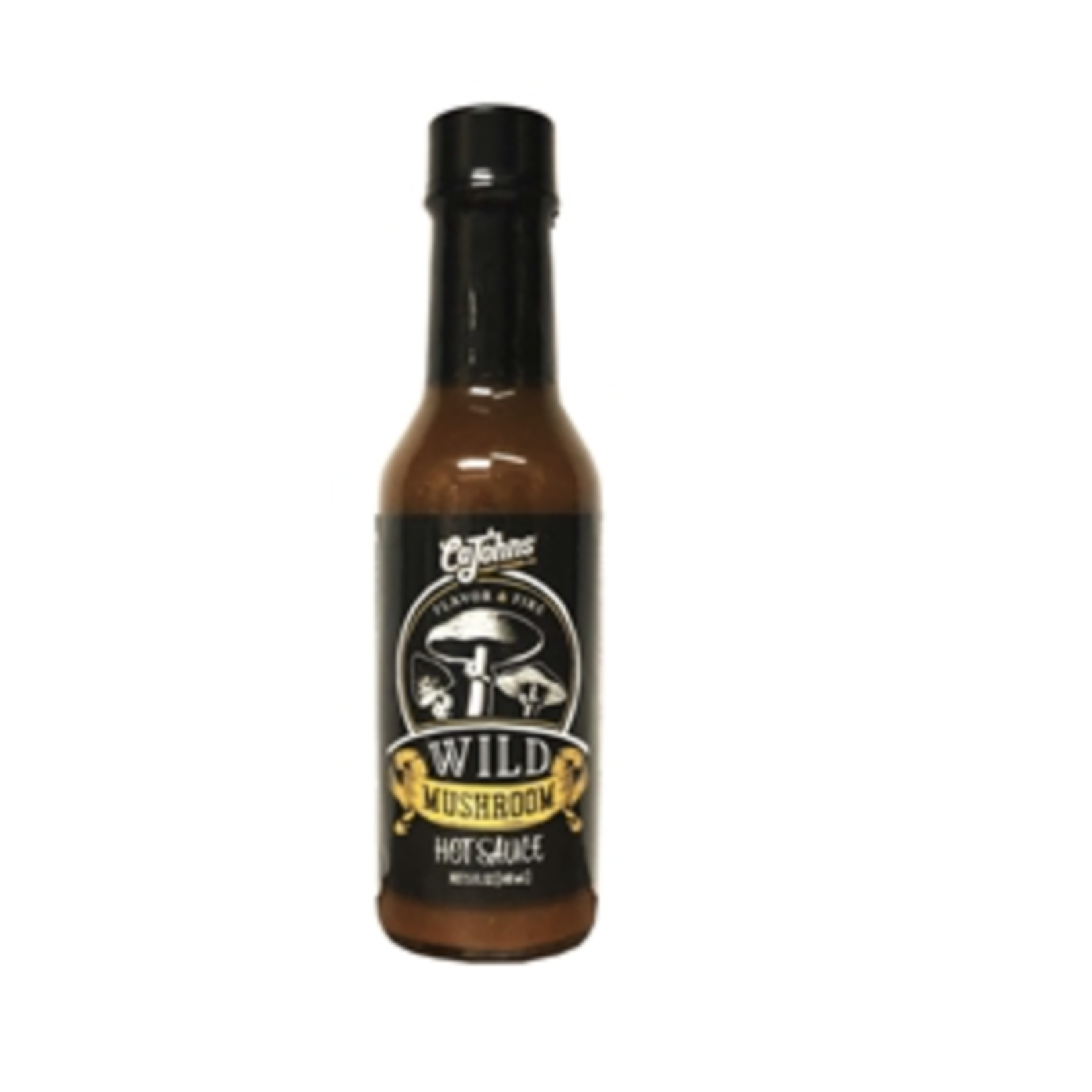 CaJohns Wild Mushroom Hot Sauce | Heat Rating: 3