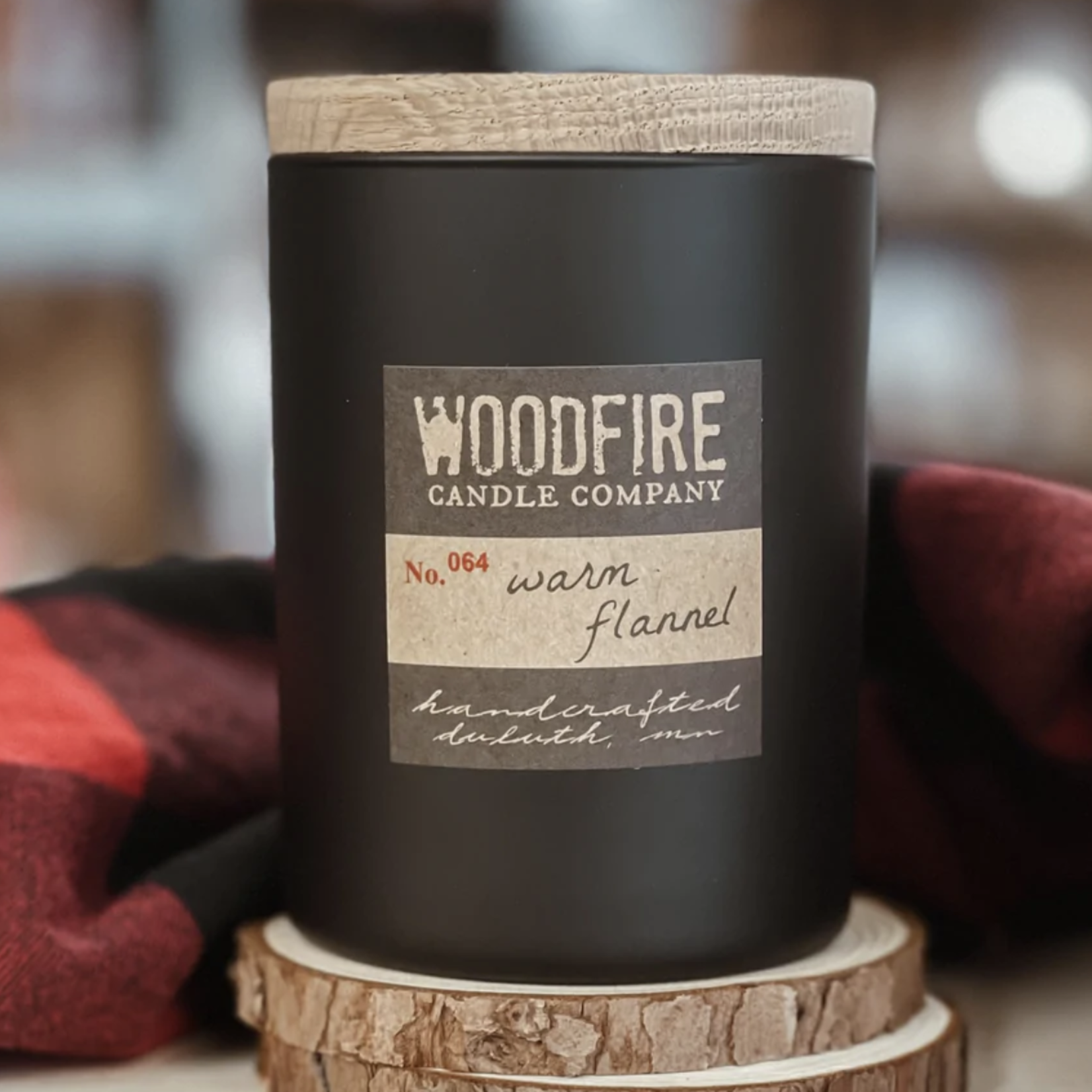 Woodfire Candle Co Woodfire Candle, Matte Black