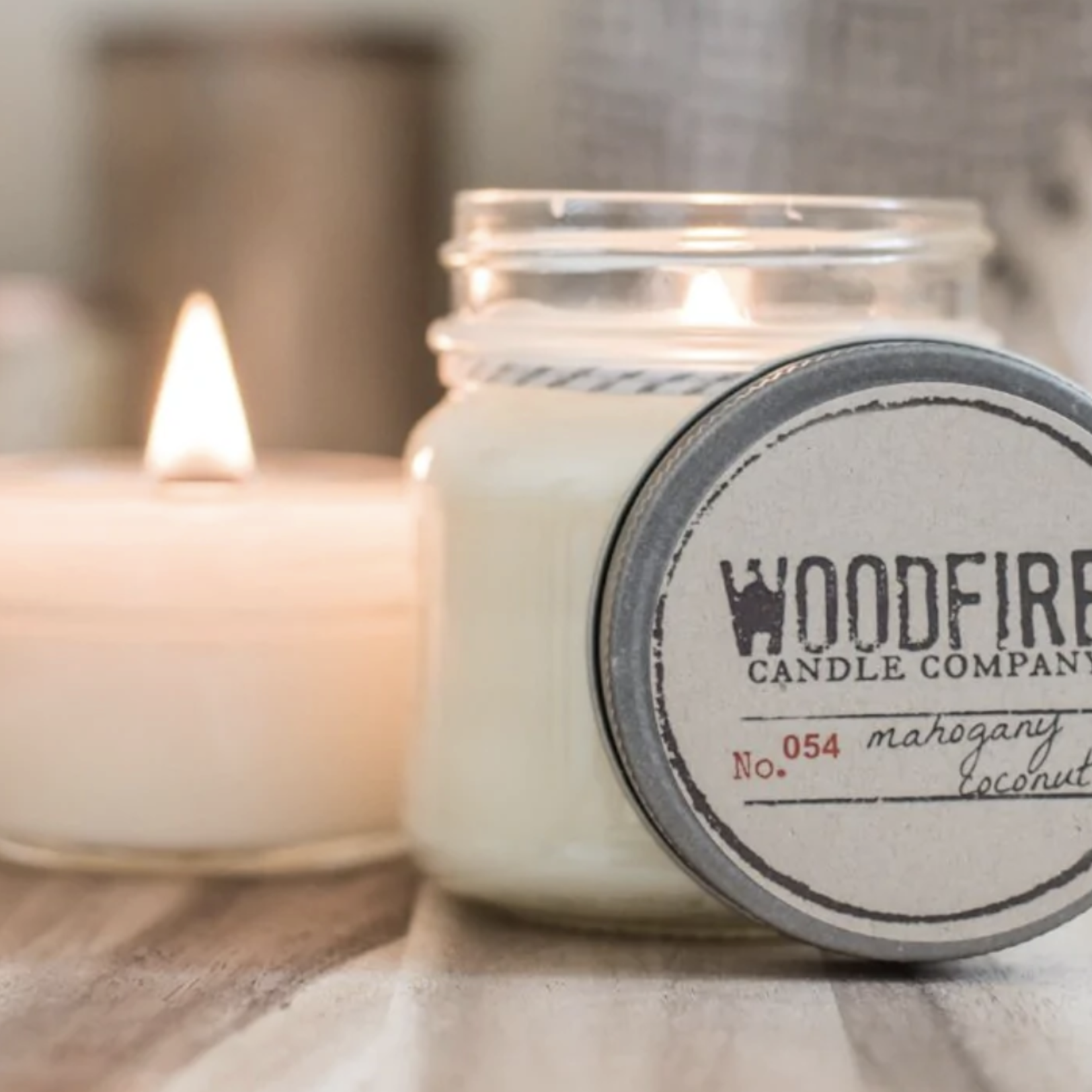 Woodfire Candle Co Woodfire Candle, Mason Jar