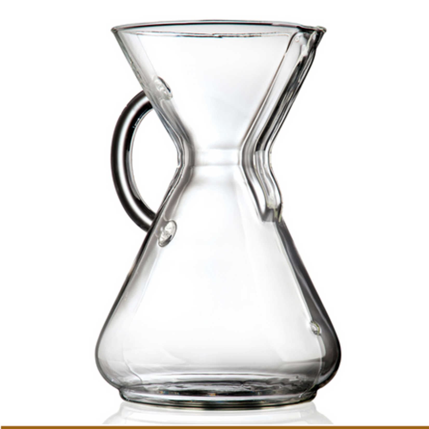 Chemex Glass Coffee Maker 10c. 40oz w/ Handle | Chemex
