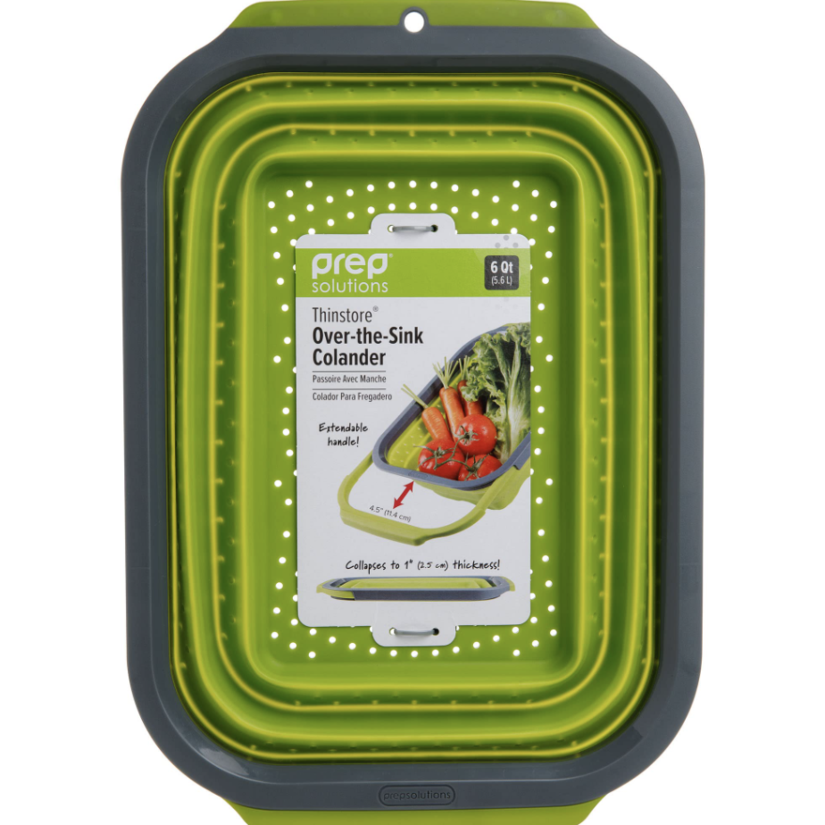 Progressive Collapsible Over-the-Sink 6 Qt Colander | Progressive
